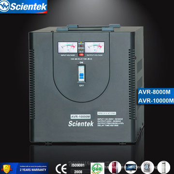 Input 130 to 260V Output 220V/230V 8% Apply to freezer 10000VA 6000W Automatic Voltage Stabilizer